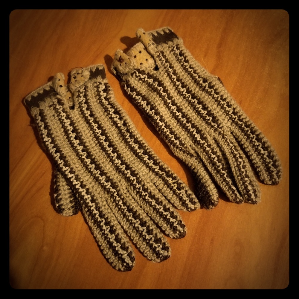 Handmade Vintage Crochet gloves
